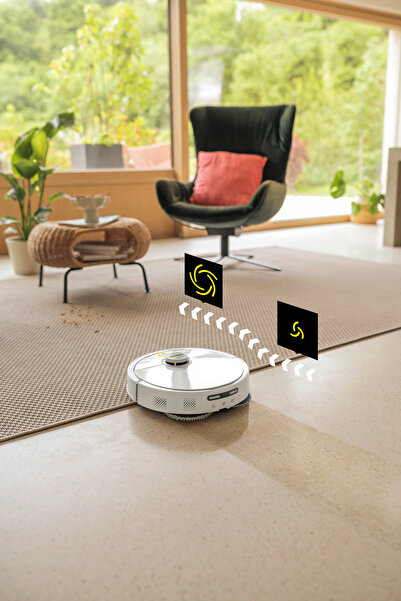 Karcher RVM 4 Comfort Extra Akıllı Robot Süpürge Beyaz 15.000Pa