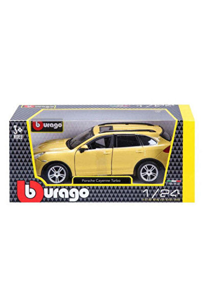 BBURAGO Porsche Cayenne Turbo Star, 1:24, galben-bej