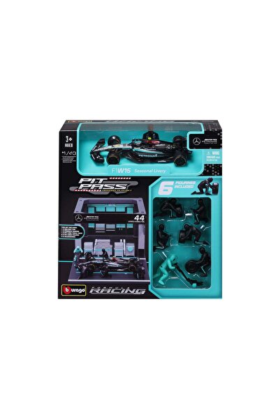 BBURAGO 1:43 Φόρμουλα Πιτ Πας - Ομάδα Mercedes AMG Petronas W15 # 44 Λιούις Χ...