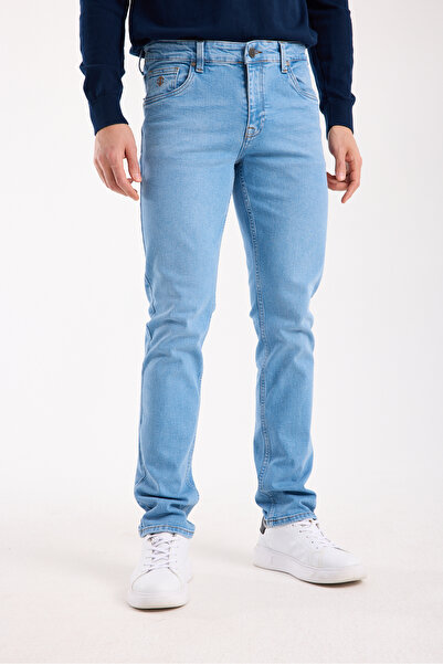 muzzo jeans Slim Fit Lycra Light Blue Jeans