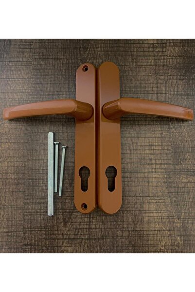 Tasarım Pvc Yale Yaylı Kapı Kolu Alüminyum Altınmeşe