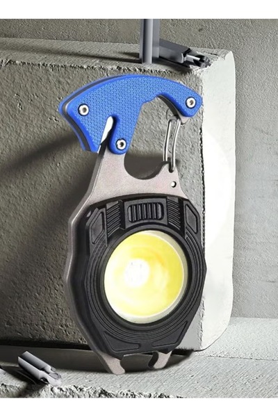 Primo Plus Portable LED Work Light with Carabiner Hook, Rechargeable Magnetic...