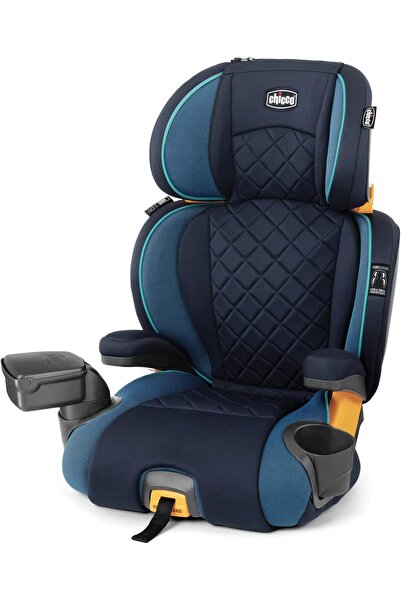 Chicco مقعد سيارة داعم للأطفال من كيدفيت زيب بلس 2 في 1 مع حزام أمان، لون أزر...