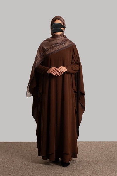 Lemaye Uzun Pelerinli İkili Takım - EMX-00153