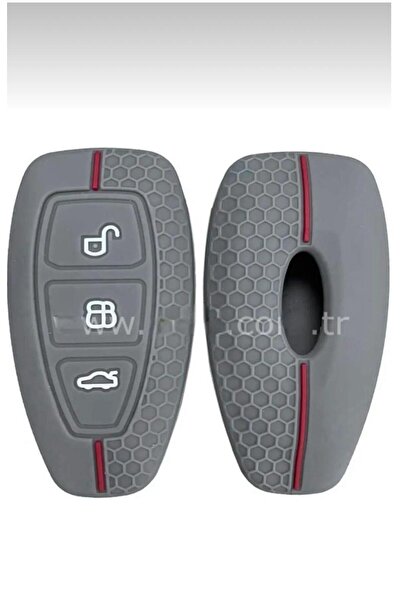 ÖZEN KEYS Ford Kuga Focus Mondeo Fiesta Silicone Key Case with Honeycomb Pattern