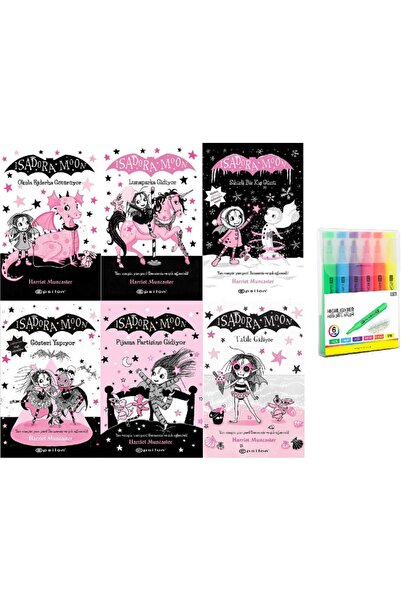 Epsilon Yayınevi Isadora Moon 6-7-8-9-10-11 /6 Kitap SET (KALEM SET HD)