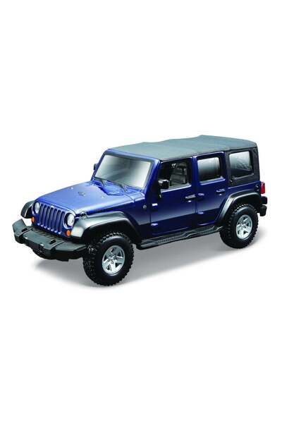 BBURAGO Μοντέλο αυτοκινήτου κλίμακας 1:32 Jeep Wrangler Μπλε