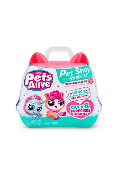 Noname Ομιλούν ζωάκια έκπληξη: Λούτρινο παιχνίδι Pets Alive Pet Shop Σειρά Έκ...