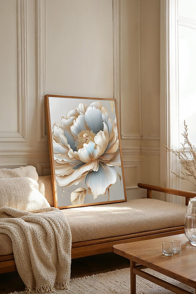 Dekorsiahome لوحة فنية بإطار خشبي من قطعة واحدة TK3144