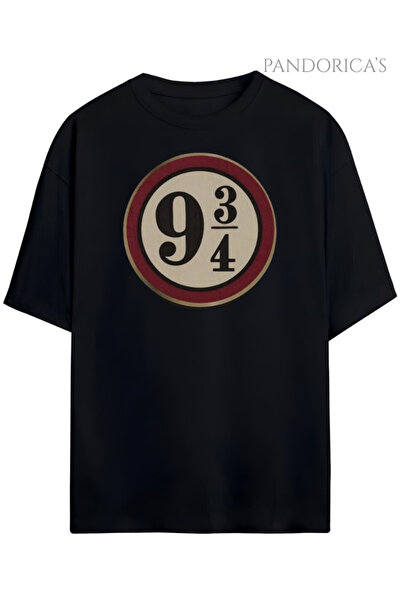 Grafftee Clothing Βαμβακερό μπλουζάκι Unisex με γραπτό σχέδιο Pandorica's 9.3/4