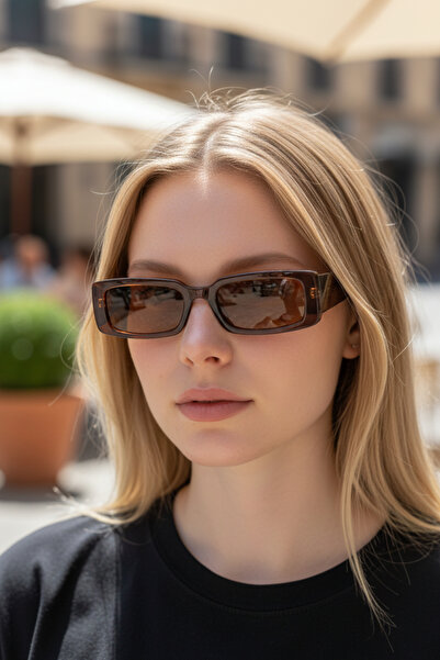 De Valentini Stylish Women's Bone Sunglasses