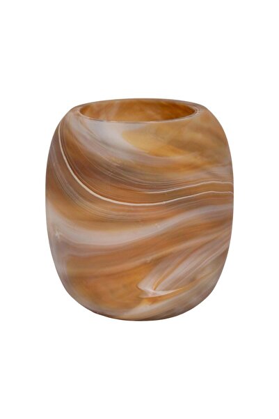 Sagebrook Home Garbo Brown Glass Vase
