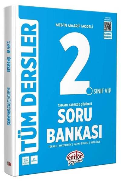 Editör Yayınevi Editör 2. Sınıf VIP Tüm Dersler Soru Bankası Editör Yayınları