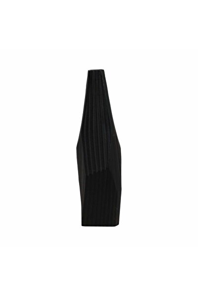 Sagebrook Home مزهرية بالاز المعدنية غير المتماثلة باللونين الأسود والبني