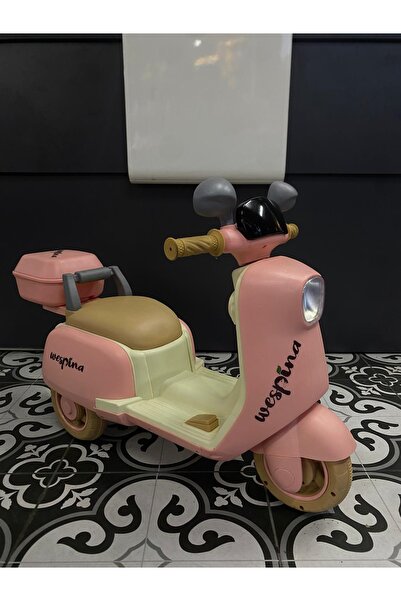 Falcon Wespina Akülü Çocuk Motosikleti Pembe