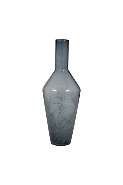 Sagebrook Home ABIGAIL BLUE SWIRL GLASS VASE