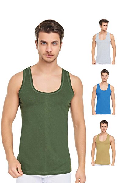 CENNETOĞLU Pack of 4 Mixed Men's Athlete Cotton