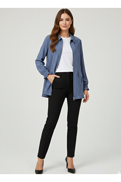 Kayra Kolları Fırfırlı Ceket 73020