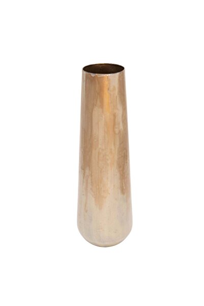 Sagebrook Home 24"H METAL VASE, CREAM