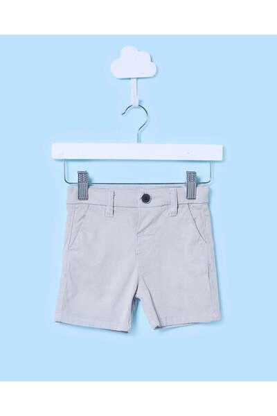 REDTAG Infant Boys Grey Chino Shorts