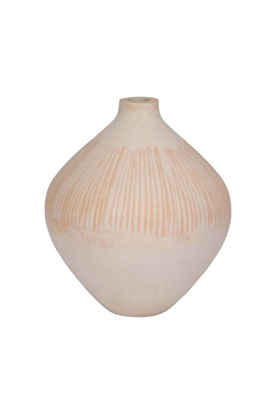 Sagebrook Home WALLACE CREAM GLASS VASE