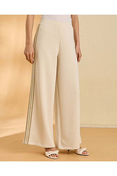 REDTAG Women Beige Wide Leg Active Pants