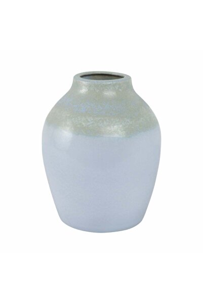 Sagebrook Home CLAY, 11" REACTIVE VASE, BLUE/GREEN