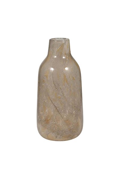 Sagebrook Home مزهرية فولي من الزجاج الطبيعي