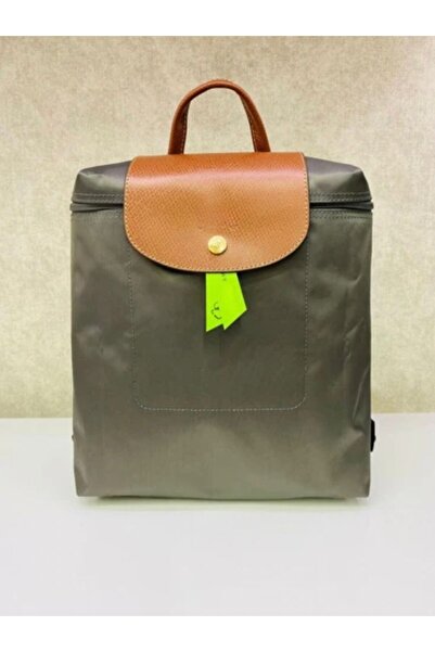 gül sezgin butik Women's Green Brown Waterproof Backpack with Cover - Bag