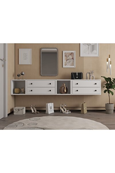 nettrends.net the new trend of shopping Duvara Monte Dresuar - 4 Çekmeceli ve...