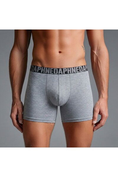 DAPHNE SPORT Premium Men's Boxer 95% Cotton Flexible Lycra Comfortable Anti-Sweat Underwear