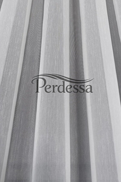 Perdessa Orijinal Bambu Tül Perde Kornişli Kullanıma Hazır Sık Pile Ütü İstem...