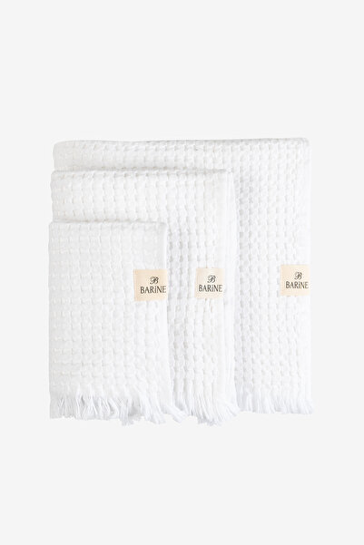 Barine Eye Waffle Towel White 100X150