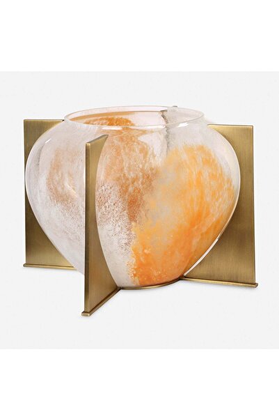 UTTERMOST Amber Swirl Vase