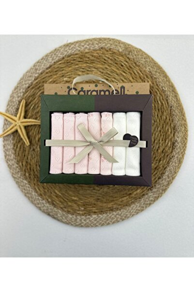 Caramell Patterned Combed Cotton Baby Mouth Wipes 7 Pack 2025