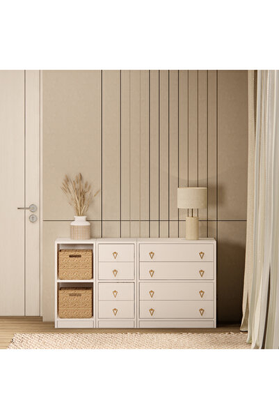 nettrends.net the new trend of shopping Gold Uzay Kulplu 8 Bölmeli Beyaz Şifo...