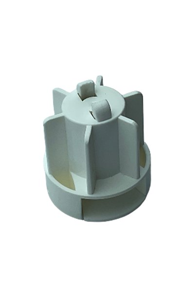 Home 32mm Roller Blind Pipe End with Mechanism Round White Stopper