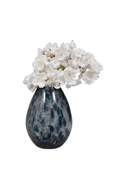 Sagebrook Home AMALDA SMALL BLUE GLASS VASE
