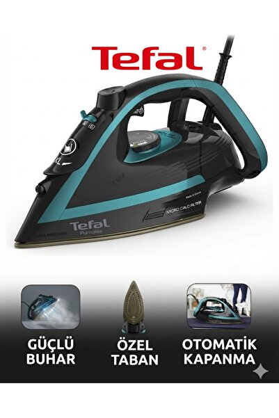 TEFAL 3000 Watt Premium Buharlı Ütü - 280gr ŞOK buhar Otomatik Kapanma Kalite...