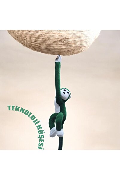 Teknoloji Köşesi Elleri Yapışan Oyun Ve Uyku Arkadaşı Peluş Maymun Oyuncak Sa...