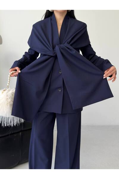 ZF BUTİK Set cu detalii de pelerină pentru femei