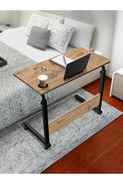 servetavcı Bambu Yükseklik Ayarlı Laptop ve Tablet Sehpası Çalışma Masası - A...