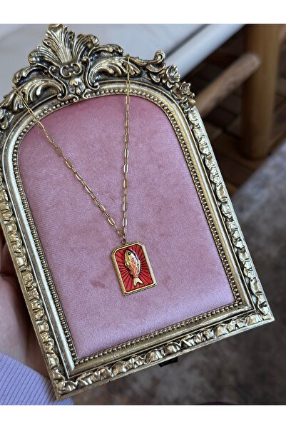 MİOSA 316L Çelik Balıklı Charm Tasarım Kolye