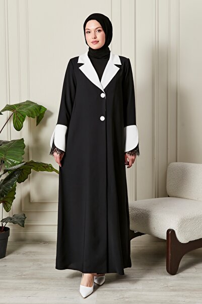 HALİL TÜRKER عباية ميموزا بيضاء