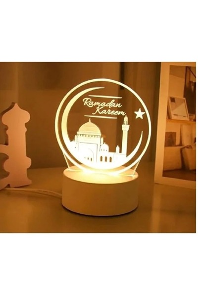 Primo Plus أضواء زخرفية ثلاثية الأبعاد بتقنية LED مستوحاة من رمضان لتزيين الم...