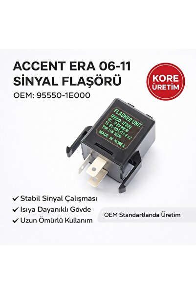 MITOYO Hyundai Accent Era 2006-2011 Sinyal Flaşörü 95550-1E000 Kore Üretim Fl...