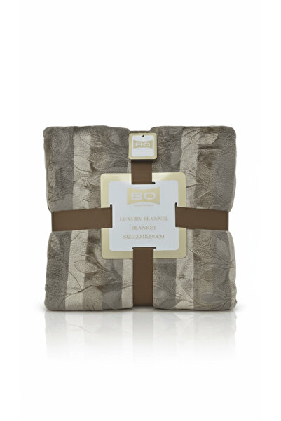 Binown Breeze embossed dark brown Blanket 180*200
