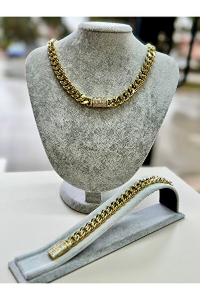 LEVİVA xuping 14k Taşlı Kuyum Model Gurmet Kolye ve Bileklil 2li set