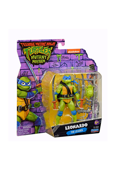TMNT Figurina cu articulatii Leonardo 11 cm seria Movie III Ninja Turtles