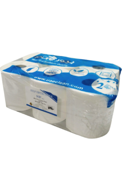 Pure Maxi Roll Tissue Embossed 800 Grams Roll 2 Ply